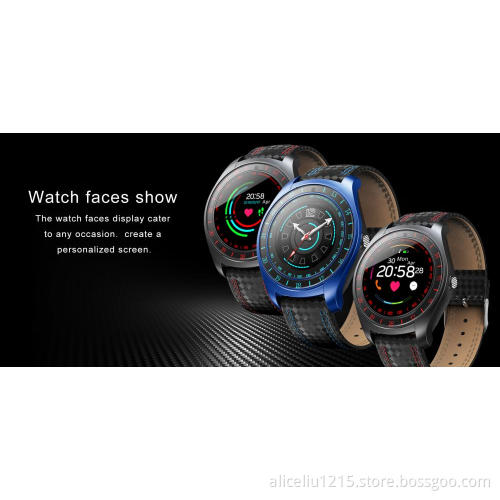 Shenzhen factory Smart Watch V10 Support SIM TF Card Heart Rate Smartwatch